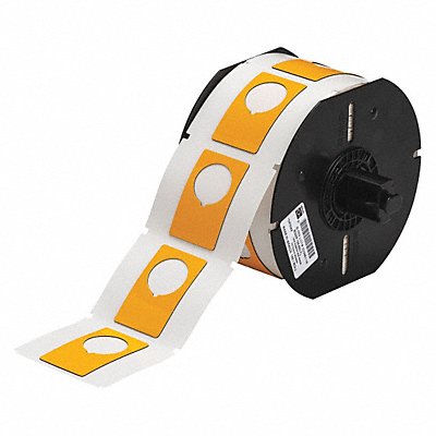 BRADY B30EP168593YL G8793 Raised Profile Label Yellow 1.200 In.