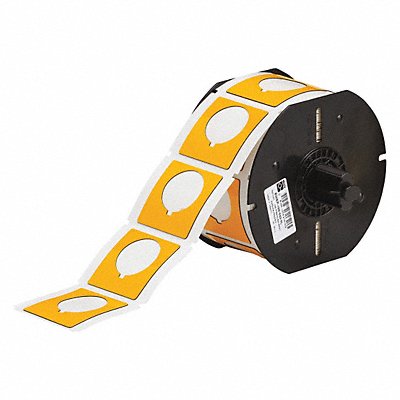 BRADY B30EP169593YL G8795 Raised Profile Label Yellow 1.800 In.