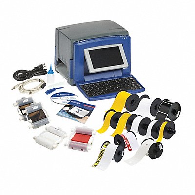 BRADY S3100WGENKIT Desktop Label Printer Kit BBP31 4in Tape
