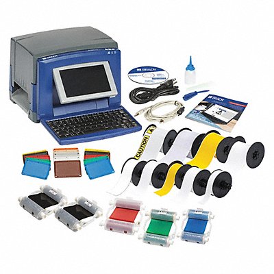 BRADY S3100WLEANKIT Desktop Label Printer Kit BBP31 4in Tape