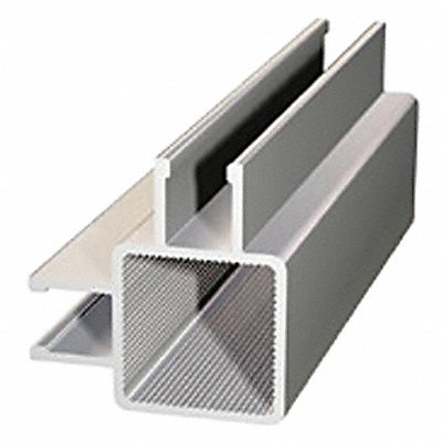 FAZTEK 13FT903072 Dbl-Flngd Square Tube Profile 6ft Lngth