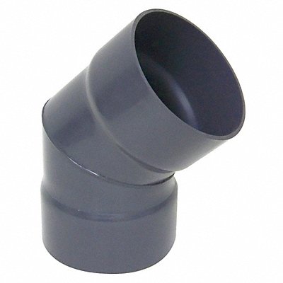 PLASTIC SUPPLY PVCED06 45 Degree Elbow 6 Duct Size