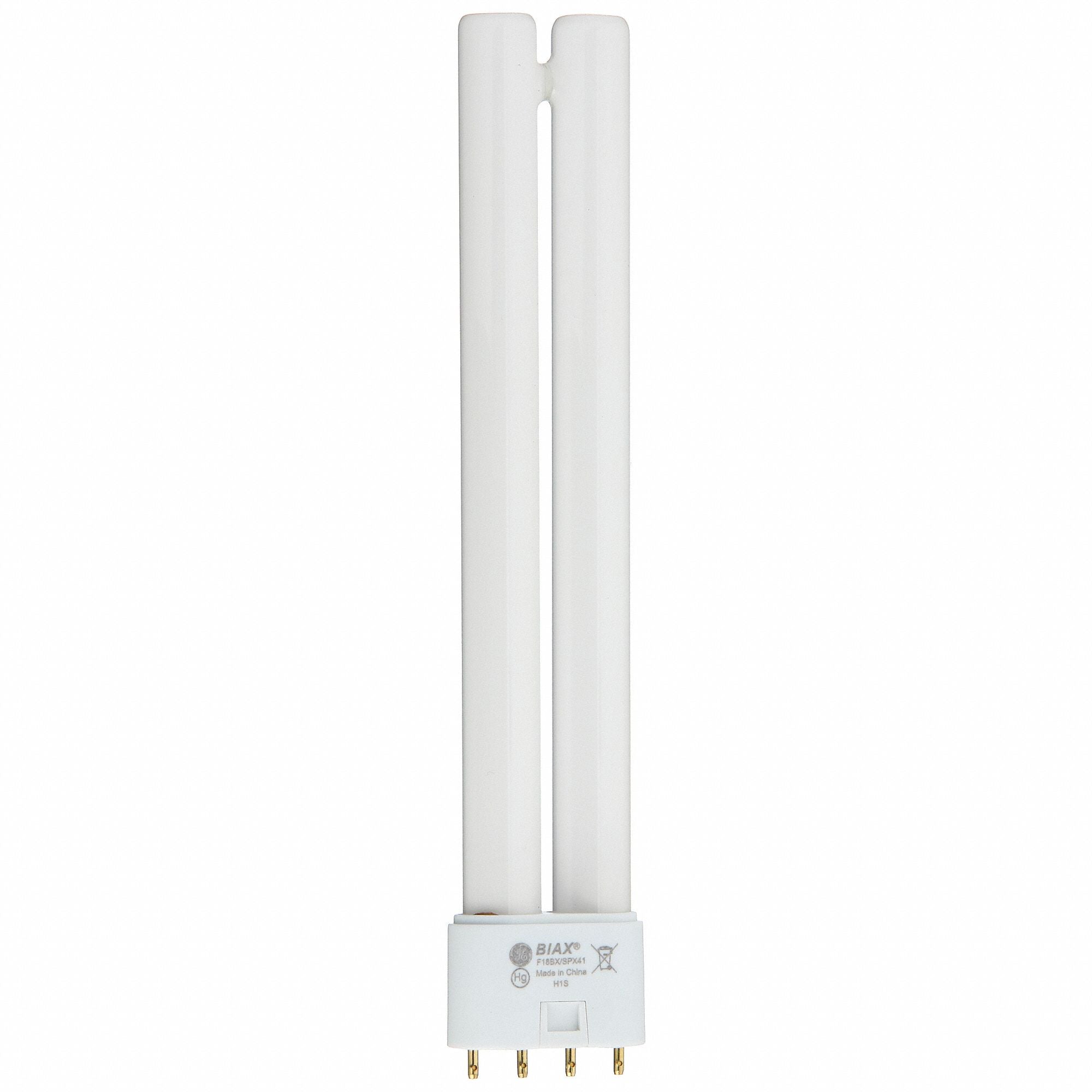 GE LAMPS F18BXSPX41 Plug In Compact Fluorescent Bulb 4100K 18W 10 000 hr