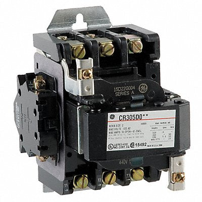 GE CR305D004 H2446 NEMA Magnetic Contactor Non Reversing 480VAC