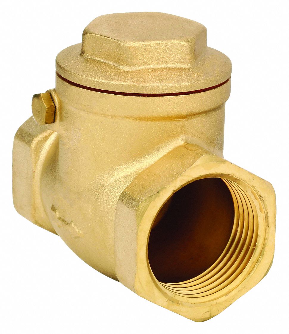 GRAINGER 6VDT5 Swing Check Valve 2.6875 in Overall L