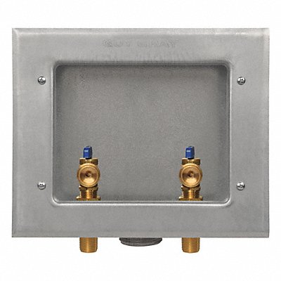GUY Grey 82026 Outlet Box Washing Machine 1/2 In MIP