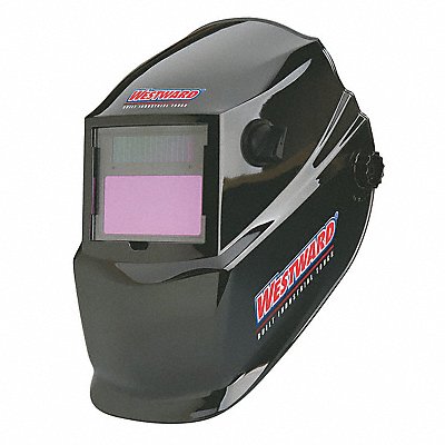 WESTWARD 6VKF5 Auto Dark Welding Helmet 4 9-13 Black