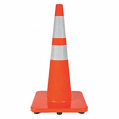 GRAINGER 6VKH1 Traffic Cone 28 in H Orange