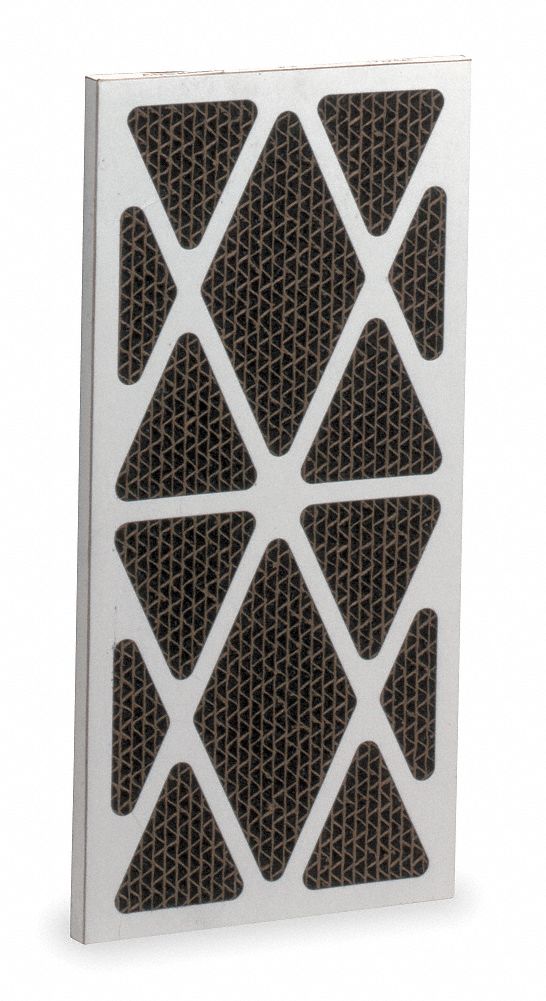 GRAINGER 6W735 Odor Removal Non Pleated Filter 12x24x1