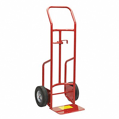 DAYTON 6W853 Drum Hand Truck 800 lb Steel Red