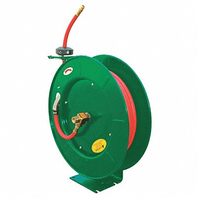 SPEEDAIRE 6WA73 Spring Return Hose Reel 1/2 in ID 50 ft
