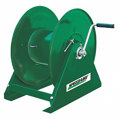 SPEEDAIRE 6WA77 Hand Crank Hose Reel Green 3000 psi