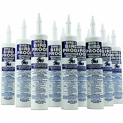 BIRD-X BPCART Bird Repellent 10.5 oz Gel 12 in H PK12