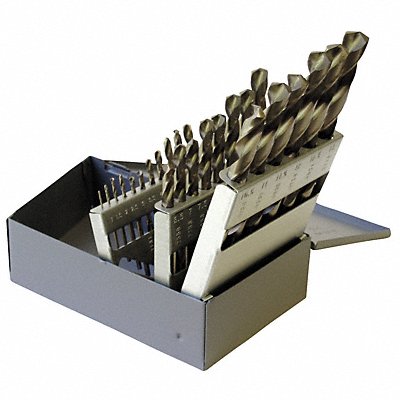 CHICAGO-LATROBE 47925 Jobber Drill Set 25 pc Cobalt