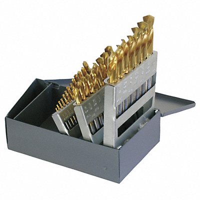 CHICAGO-LATROBE 54128 Screw Machine Drill Bit Set 29pc HSS