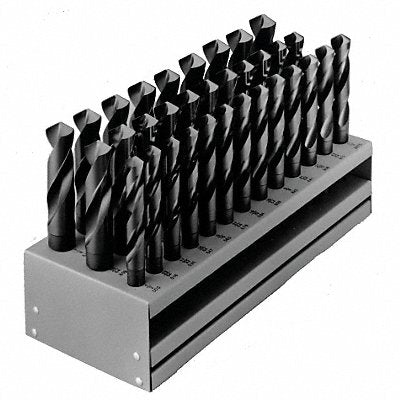 CHICAGO-LATROBE 69858 Reduced Shank Drill Set 33pc HSS