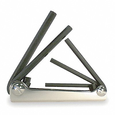 EKLIND 20511 Hex Key Set Folded 3 19/64 to5 3/32 in