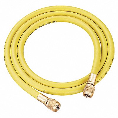 YELLOW JACKET 14560 Charging/Vacuum Hose 60 In Yellow