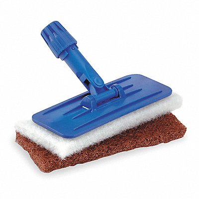 TOUGH GUY 280195 Swivel Pad Holder Blue 10 in L