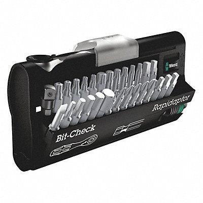 WERA 5346293001 Socket Bit Set Steel DrSz 1/4 in