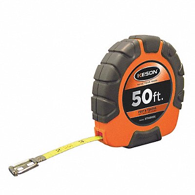 KESON ST10503X Long Tape Measure 3/8 In x 50 ft Orange