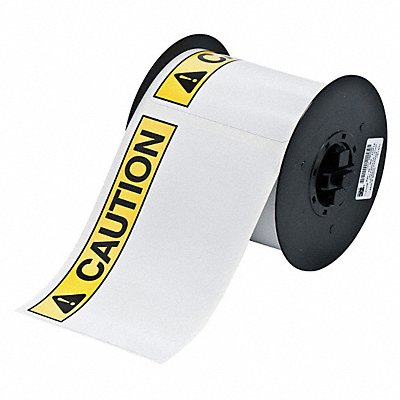 BRADY B3025595ANSICA Label Black/Yellow 4.000 In.