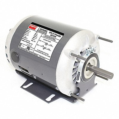 DAYTON 6XH64 GP Motor 1/6 HP 1 725 RPM 115V AC 48Z