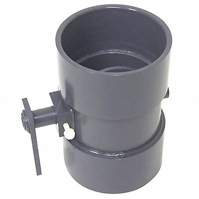 PLASTIC SUPPLY PVCBD04 Butterfly Damper Type 1 PVC 4