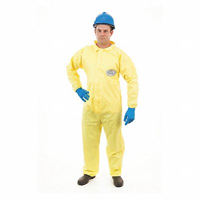 INTERNATIONAL ENVIROGUARD 7012YS4XL D8412 Collared Coverall Open Yellow 4XL PK12