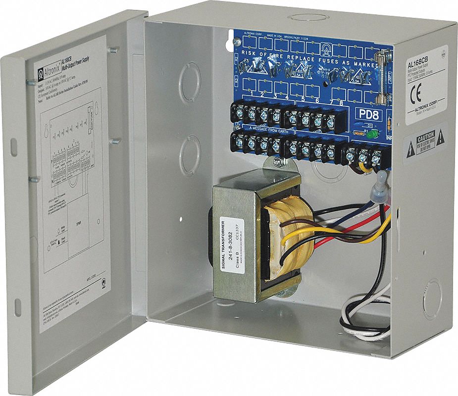 ALTRONIX AL168CB Power Supply Outputs 8 Amps 6