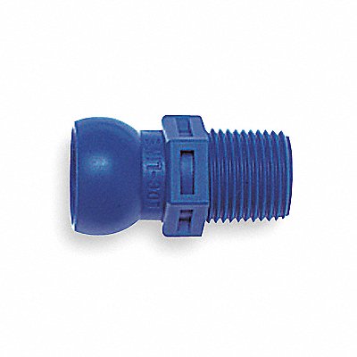 LOC-LINE 51826 BSPT Connector 3/8 In PK4