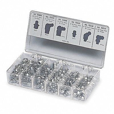 LINCOLN 5469 Grease Fitting Kit Fractional Assortment