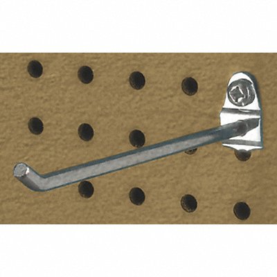 TRITON PRODUCTS 71613 Sngl Rd Pegboard Hk 1 1/2 x6 x3/4 in PK10