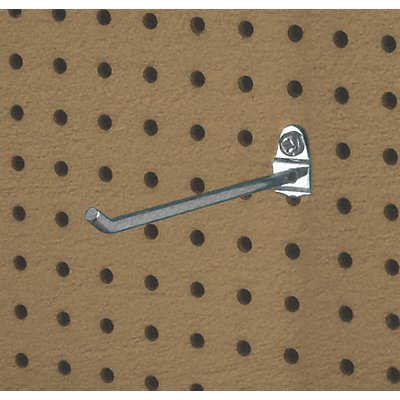 TRITON PRODUCTS 71813 Sngl Rd Pegboard Hk 1 1/2 x8 x3/4 in PK5