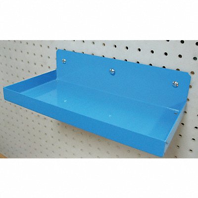 GRAINGER 6YB63 Pegboard Shelf Tray 6 in L
