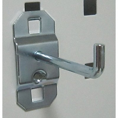 GRAINGER 6YB87 G0529 Single Rod Pegboard Hook 2 1/2 in L PK5