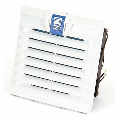 RITTAL 3237110 Axial Fan Square 4-19/32 H 15 CFM
