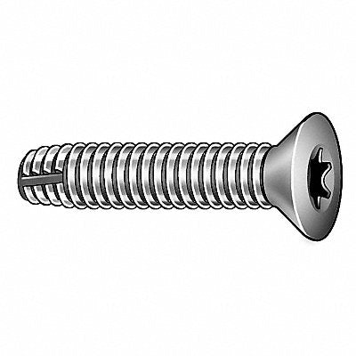 GRAINGER TFTCIF0250125P100BX Thread Cut Screw 1/4 Flat 1 1/4 L PK100