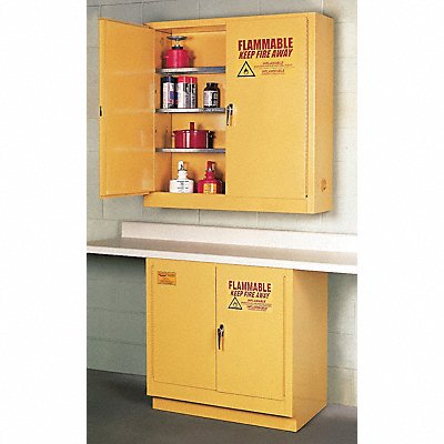 EAGLE 1970X Flammable Safety Cabinet 22 gal Yellow