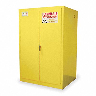 EAGLE HAZ1992X Haz Waste Cabinet Vertical 60 gal Yellow
