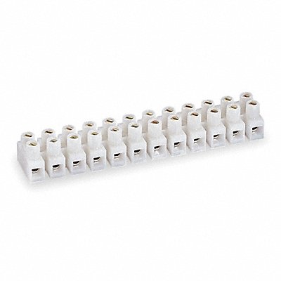 GRAINGER 6YH99 Barrier Strip 20 A 22 AWG 12 AWG