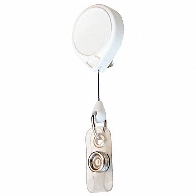 KEY-BAK 56005 White MiniBak ID Standard Clip