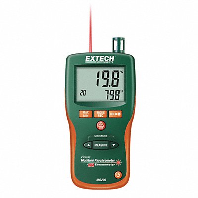 EXTECH MO290NISTL Moisture Meter Pin/Pinless 1inDepth