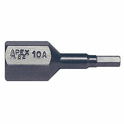 APEX SZ10A Torsion Bit SAE 3/8 Hex 1/8 1-3/8
