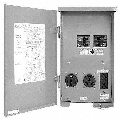 CONNECTICUT-ELECTRIC CESMPSC75GRHR Outlet Outdoor GFCI 80 A Grey 120/240VAC