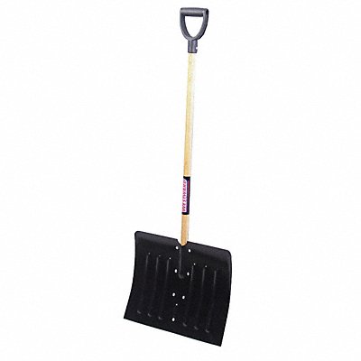 WESTWARD 6YU43 Snow Shovel Steel Blade 18 W