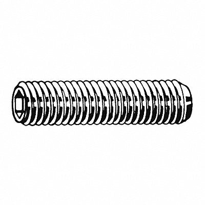 GRAINGER U078400310025 Socket Set Screw Grubscrew Cup Point 5/16 -18 1/4 L PK100