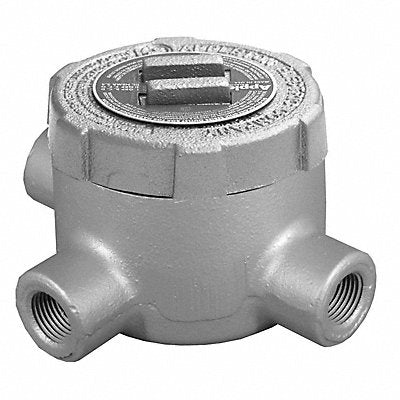 APPLETON ELECTRIC GUT50 Conduit Outlet Body Iron Trd Sz 1/2in