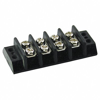 GRAINGER 6ZEF4 Terminal Strip 15 A 22 AWG 14 AWG