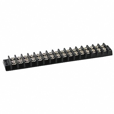 GRAINGER 6ZEG3 Terminal Strip 15 A 22 AWG 14 AWG